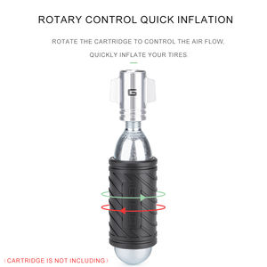 مجموعة منفاخ مضخة CO2 للدراجة مضخة CO2 محمولة مع سترة واقية من البلاستيك (لا تشمل خرطوشات CO2) - Product Image 6