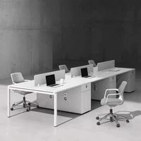 Cloison acoustique de séparation avec passe-câbles pour bureaux et postes de travail en open space