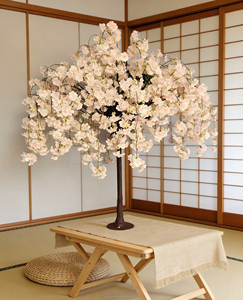 Nouveau best-seller : Arbre de <span class=keywords><strong>cerisier</strong></span> japonais Sakura personnalisé, fleurs de <span class=keywords><strong>cerisier</strong></span> roses artificielles, écologiques, en soie et plastique, pour mariage, remise de diplôme, décoration intérieure - Product Image 4