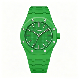 Reloj de Cuarzo de Lujo Unisex con Correa de Acero Inoxidable, Caja de Silicona, Diseño Impermeable para Uso Diario - Product Image 3