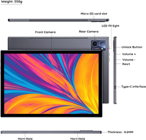 2023 Mới 10.4 Inch Tùy Chỉnh <span class=keywords><strong>4G</strong></span> LTE Tab 2000*1200 2K OEM 6GB + 128GB <span class=keywords><strong>Android</strong></span> 12.0 Octa Lõi 2 Trong 1 Chơi Game Máy Tính Bảng <span class=keywords><strong>PC</strong></span> - Product Image 4