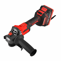 Mini-meuleuse d'angle multifonctionnelle sans balais au lithium-ion avec interrupteur à palette, machine de découpe rechargeable pour le bricolage