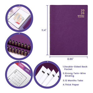 Agenda de planification quotidienne 2026 : Carnet de travail personnalisable avec logo - Product Image 6