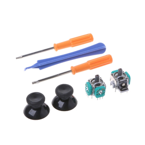 อุปกรณ์ทดแทน<span class=keywords><strong>จ</strong></span><span class=keywords><strong>อย</strong></span>สติ๊กแบบแอนะล็อก,สำหรับ <span class=keywords><strong>Xbox</strong></span> One Controller 3D พร้อมหมวกแก๊ป Torx T8 T6อุปกรณ์ซ่อมไขควง - Product Image 1