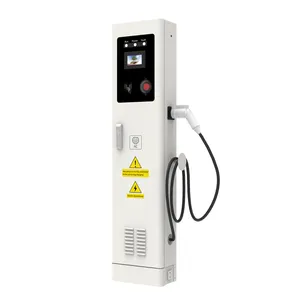 Hongjiali Outdoor IP54 Waterproof Floor Mount Public Commercial Type2 7KW 11KW 22KW AC EV Charging Station With Payment System