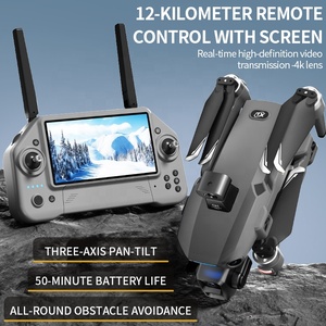 Drone S880 Pro Max avec écran GPS, caméra 4K, cardan mécanique 3 axes, évitement d'obstacles à 360°, Wifi 5G - Product Image 1