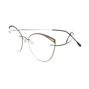 アイフレームチタンメガネデザイナー眼鏡女性用超軽量アイウェアHIGOアイウェア磁気眼鏡ファッショナブル - Product Image 3