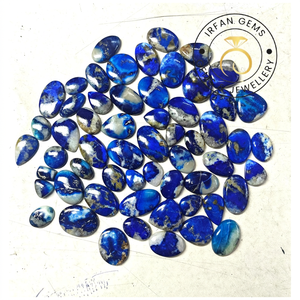 AAA Grade Afghanite pierre précieuse en vrac Cabochons bleus de haute qualité Afghanite naturelle taille libre mélange forme pour la fabrication de bijoux pierre - Product Image 1