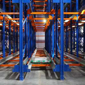 Sistema de Estanterías Metálicas de Almacenamiento de Alta Capacidad Peterack, Sistema de Estanterías Semiautomático para Almacenes, Estanterías para Tiendas de Conveniencia - Product Image 2