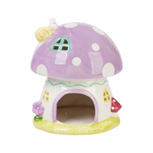 Casetta in Ceramica per Criceti, Castello per Criceti Dorati Siriani e Conigli, Nascondiglio Fisso, Ornamento Colorato, Cuccia per Animali Domestici, Stile Cartone Animato, per Interni - Product Image 5