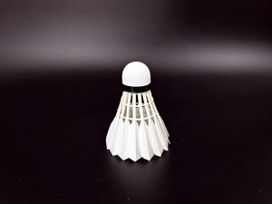 DunRun <span class=keywords><strong>DR</strong></span>-19 BWF одобренный гусиное перо бадминтон волан с пробковой головкой высокопрочный для турнирных соревнований - Product Image 3