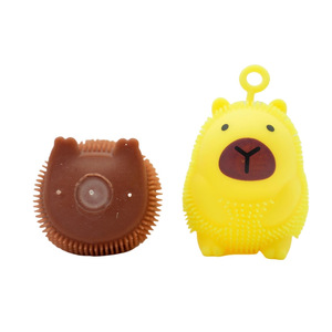 Juguete Blandito de Capibara Kawaii, Pelota Sensorial Ultra Suave para Apretar, Juguete Antiestrés para Niños, Recuerdos de Fiesta - Product Image 3