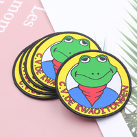 Parches Bordados Personalizados al por Mayor, Ecológicos, con Logotipo de Club, Tejidos en Satén, con Revestimiento Termoadhesivo, Etiquetas para Ropa, Alfabeto, Flores