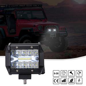 Barre de feux de <span class=keywords><strong>travail</strong></span> à <span class=keywords><strong>LED</strong></span> pour voiture 4x4 Lampe de conduite pour tout-terrain Bateau Tracteur Camion 4WD SUV <span class=keywords><strong>Phare</strong></span> antibrouillard 12V 24V <span class=keywords><strong>Phare</strong></span> pour ATV <span class=keywords><strong>Led</strong></span> Bar - Product Image 4