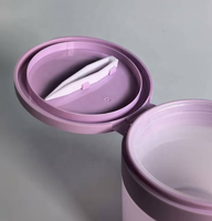 4oz 8oz 100g 120g 150g Pot en or rose 200 ml Pot en céramique vert personnalisé Contenant pour crème pour le visage Pot PETG avec spatule
