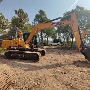 Excavatrice Sany 155 Sy155C avec moteur Isuzu, fournie par Kawasaki Machine, SANY 15 tonnes, 0-2000h, engin de construction, excavatrice d'occasion - Product Image 2