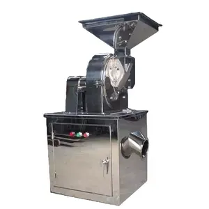 Pulverizador profissional de casca de coco, moedor automático de alimentos, máquina comercial de moagem de açúcar