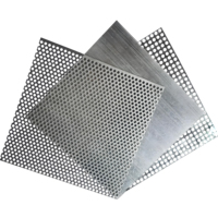 Maille perforée en acier inoxydable de qualité supérieure, moderne, durable, anti-corrosion, grade 304/316, trous à motif personnalisé, certifiée ISO9001