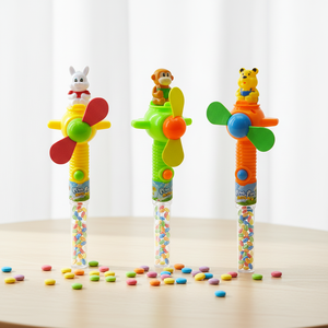 Juguetes de Caramelo al por Mayor, Juguetes de Caramelo de Plástico con Forma de Animales, Aviones y Ventiladores - Product Image 1