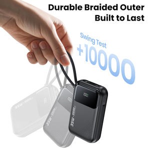 Batería Externa Compacta Toocki de 10000mAh con Doble Cable y Salida Máxima de 35W con Pantalla Digital para <span class=keywords><strong>Uso</strong></span> Diario con Móviles - Product Image 6