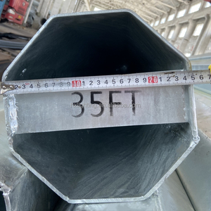 <span class=keywords><strong>Nea</strong></span> Standard 30FT 35FT Poteau octogonal en acier galvanisé Poteau métallique utilitaire - Product Image 6