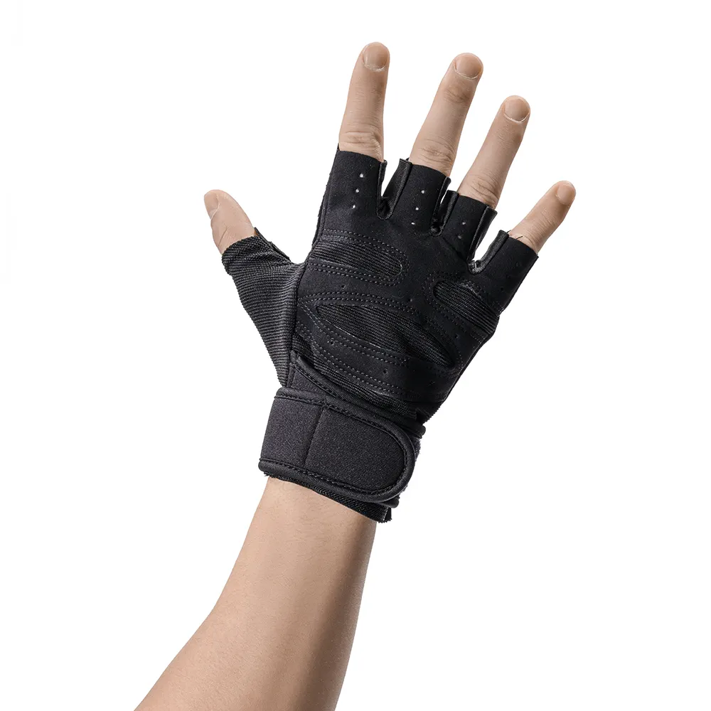 Guantes de medio dedo personalizados para Fitness, ciclismo, deportes, gimnasio, motocicleta, novedad