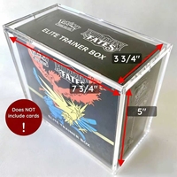Boîte de protection en acrylique haute transparence pour ETB (Elite Trainer Box) avec chargement par le haut magnétique – Offre Spéciale