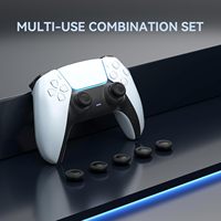Capuchons de remplacement pour manettes PS5/PS4, 10/50 pièces, couvre-poignée pour joystick, pièces de réparation pour accessoires de jeu PlayStation 5