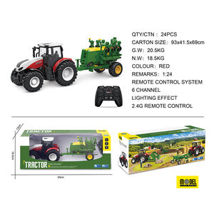 Camion semoir radiocommandé à l'échelle 1/24, 2,4 G, 6 canaux, modèle de <span class=keywords><strong>tracteur</strong></span> RC <span class=keywords><strong>John</strong></span> & Deered avec éclairage - Product Image 5