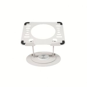 Nouveaux gadgets de bureau en gros : Support d'ordinateur portable réglable en acier CNC pivotant avec coussinets de protection antidérapants en silicone – Chine - Product Image 2
