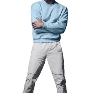 Sweat-shirt de sport à col rond en molleton français respirant avec logo personnalisé pour hommes - Product Image 3