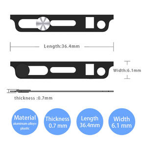 สินค้าขายดี ฝาครอบกล้องหน้าสีดำ พร้อมกาวเหนียวแน่น สำหรับโทรศัพท์ P50 pro เพื่อปกป้องความเป็นส่วนตัวในตลาด - Product Image 5