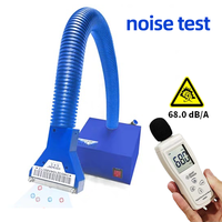 Ventilateur ionisant de table à moteur AC personnalisé, silencieux et efficace, pour l'élimination électrostatique, avec buse serpent d'air, dispositif ioniseur ESD sécurisé ST203AB