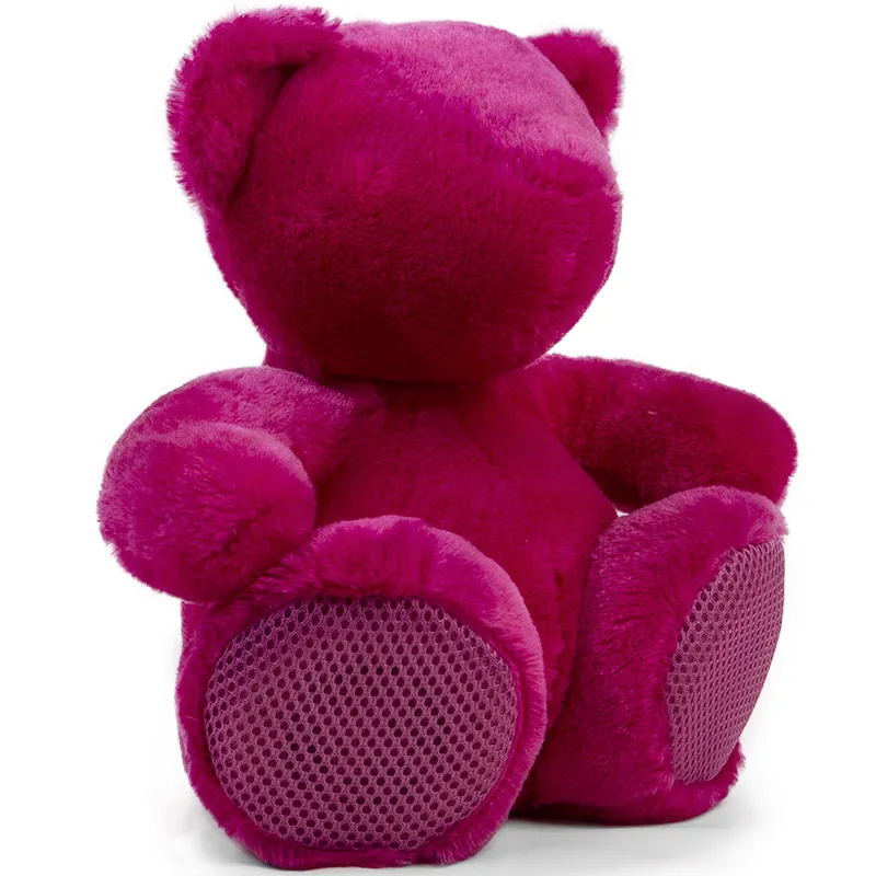 Peluche de oso de peluche con grabadora de voz, rosa roja, Anime, grandes animales de peluche