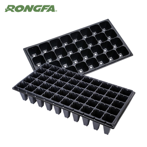 Plateau de semis réutilisable en plastique noir à 72 cellules pour la germination des graines de légumes et de fleurs - Product Image 2