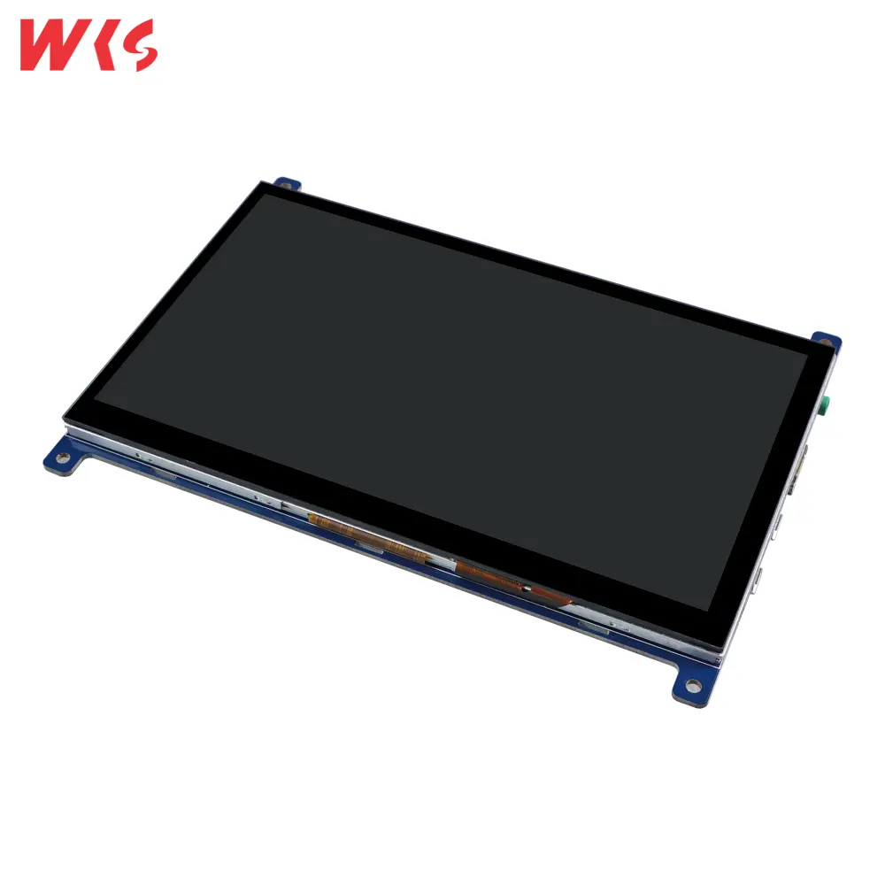 CTP容量性タッチスクリーンLCDディスプレイモジュールハイライト日光読み取り可能7インチRaspberryPi IPS白色LED USB (5.0V) WKS