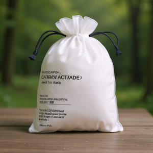 Fuyang Cpe Semitransparent Frosted Pe <b>Plastic</b> Recyclable Pull Rope Drawstring <b>Shrink</b> Bag For Mouse Pads - Product Image 3