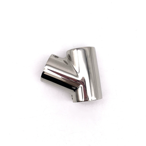 Thuyền Du Thuyền lan can phụ kiện 25mm 60 độ thép không gỉ Ống 316 ống nối liền mạch Tee - Product Image 6