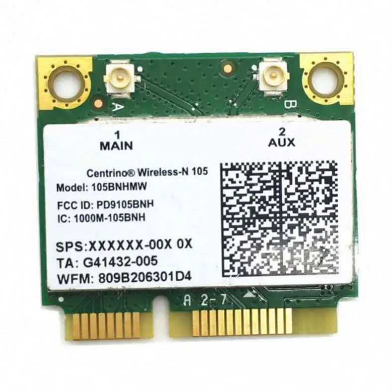 Für Centrino Wireless-N 105 105BNHMW 802.11n Mini PCI Express Wi-Fi-Adapter 802.11b/g/n 150Mbps