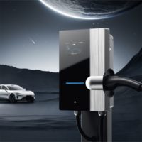 Nouvelle station de charge AC lancée 7KW 32A 22KW EV chargeur avec Wi-Fi 4G Bluetooth équilibrage de charge programmé