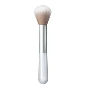 Wholesale White Fashion Single Foundation Blush Eyeshadow Makeup Brush Private Label Portable Soft Hair Highlighter Makeup Tool