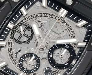 Montre mécanique classique pour homme de la série Fusion, tonneau creux, automatique, multifonction, chronographe, luxe, résistante à l'eau, tendance - Product Image 3