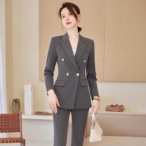 Traje Formal <span class=keywords><strong>de</strong></span> Diseño para <span class=keywords><strong>Mujer</strong></span>, Traje <span class=keywords><strong>de</strong></span> Negocios Profesional <span class=keywords><strong>de</strong></span> Alta Calidad, Traje <span class=keywords><strong>de</strong></span> Pantalón Estilo Casual <span class=keywords><strong>de</strong></span> Negocios - Product Image 4
