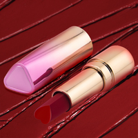 Rouge à lèvres liquide 3-en-1 tendance pour femmes, haute pigmentation, imperméable, velours, longue tenue, végan, mat, sans cruauté, couleurs personnalisables