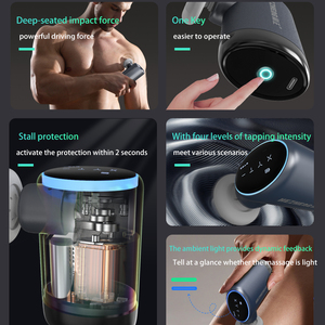 Venta caliente 2025 Percusión portátil Inalámbrico Motor sin escobillas Pistola de masaje Deportes Tejido profundo Mini Pocket Fascia Pistola de masaje - Product Image 3