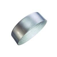 Capuchon en aluminium et plastique OEM ODM, surface mate ou brillante, couvercle à vis pour pot de crème