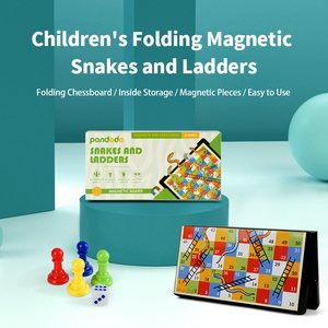 Échecs multifonctionnel <span class=keywords><strong>serpents</strong></span> <span class=keywords><strong>et</strong></span> <span class=keywords><strong>échelles</strong></span> jeux pour enfants dames Parent enfant jouets éducatifs magnétisme Serpentine - Product Image 3