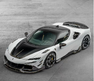 Kit carrosserie pour <span class=keywords><strong>Ferrari</strong></span> <span class=keywords><strong>SF90</strong></span> M-Style, kit carrosserie haute qualité en fibre de carbone sèche tissée sergé, modification premium, pièces de voiture améliorées - Product Image 3