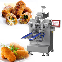Machine à double remplissage en acier inoxydable 304 pour la fabrication de boules protéinées, de gâteaux de lune et de churros, idéale pour les petites entreprises