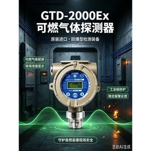เครื่องตรวจจับก๊าซไวไฟ GTD-2000Ex ความแม่นยำสูง ตัวเครื่องทำจากอะลูมิเนียม สำหรับพื้นที่อันตราย - Product Image 2